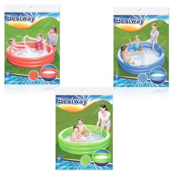 PARTIJ ZWEMBAD BESTWAY 3 RINGS 122X25CM IN 3 KLEUREN , ., Nieuw, Ophalen of Verzenden, .
