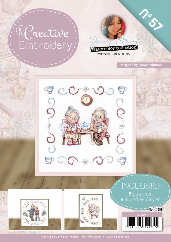 Creative Embroidery Young at Heart Yvonne Creations CB10057, ., Overige typen, Nieuw, Ophalen of Verzenden