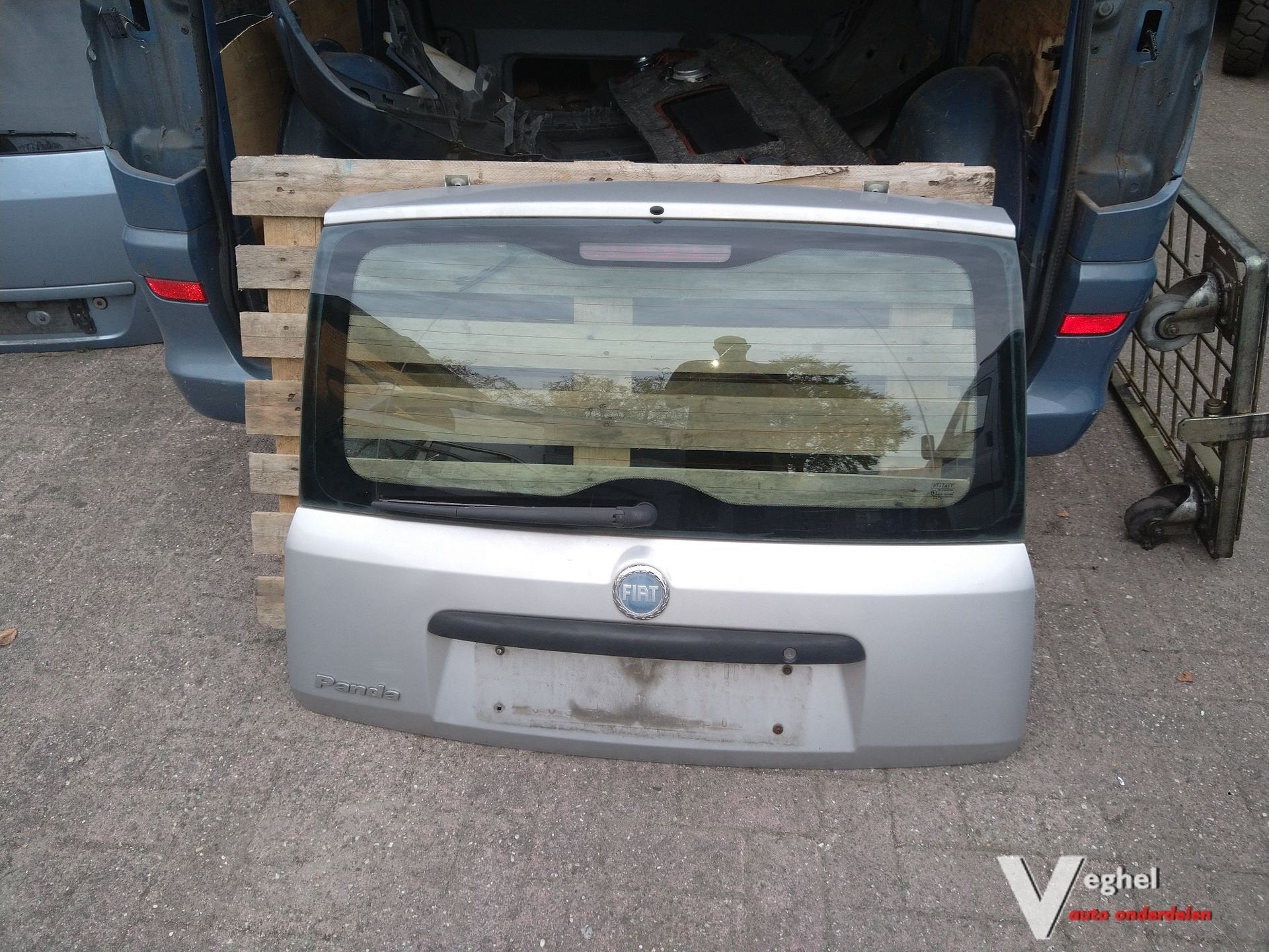 fiat panda 2006 zilvergrijs achterklep, Ophalen, Gebruikt, -, Achter