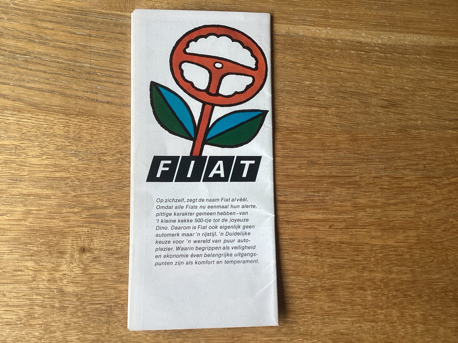 Fiat brochure / folder - Jaren '70 alle modellen, Ophalen of Verzenden, Gelezen