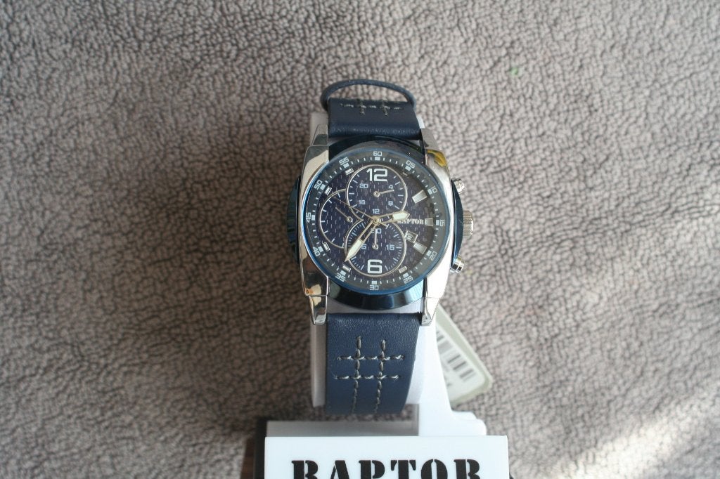 Nieuwe mooie heren horloge RAPTOR, Klassiek, Overige typen, Nieuw, Ophalen of Verzenden