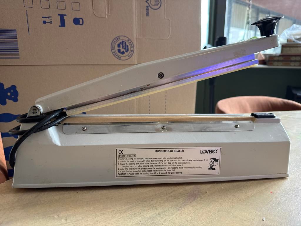 Impulse Bag Sealer Lovero - Handig voor verpakken, Ophalen