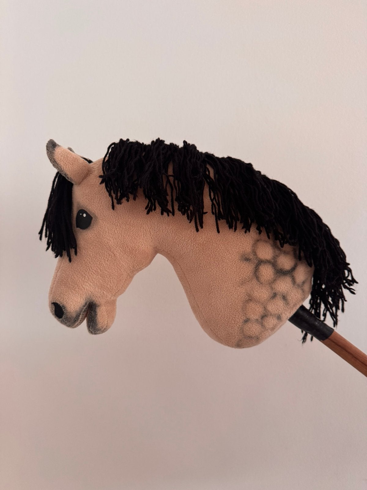 Handgemaakte Hobbyhorse + hoofdstel, halsters, standaard, Ophalen of Verzenden, Gebruikt