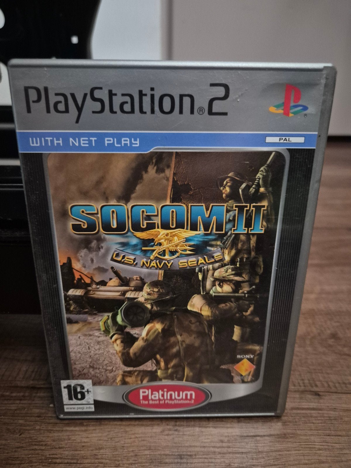 SOCOM II: U.S. Navy SEALs - PlayStation 2 (PS2), Online, Gebruikt, Shooter, 1 speler
