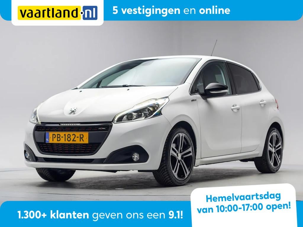 Peugeot 208 1.2 PureTech GT-line [ Navi Leder Climate Carpla, Bedrijf, Handgeschakeld, 3 cilinders, Lichtsensor