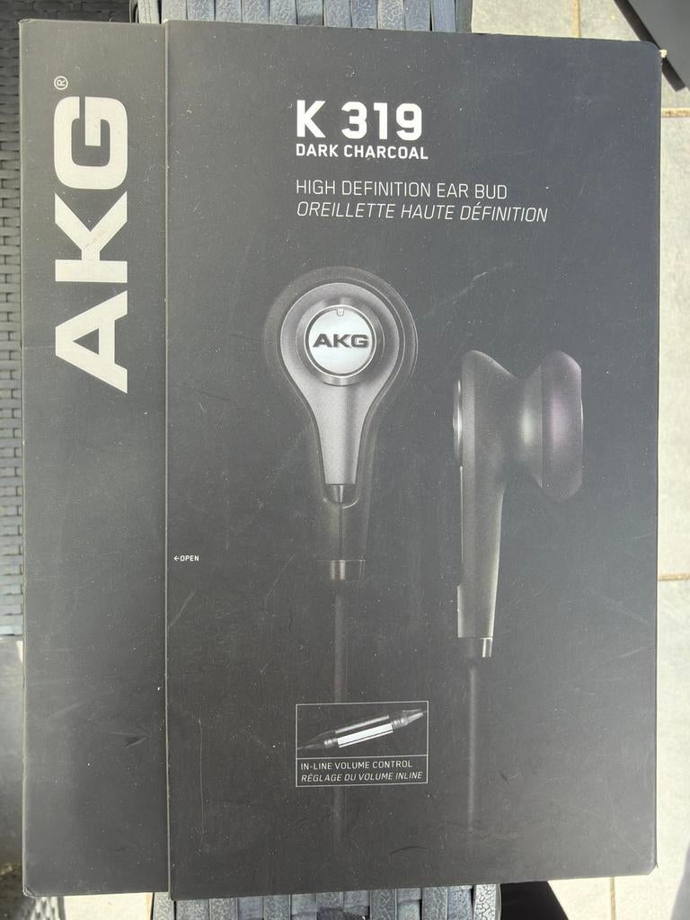 AKG K 319 Dark Charcoal High Definition Oordopjes, Ophalen, Zo goed als nieuw, Overige merken