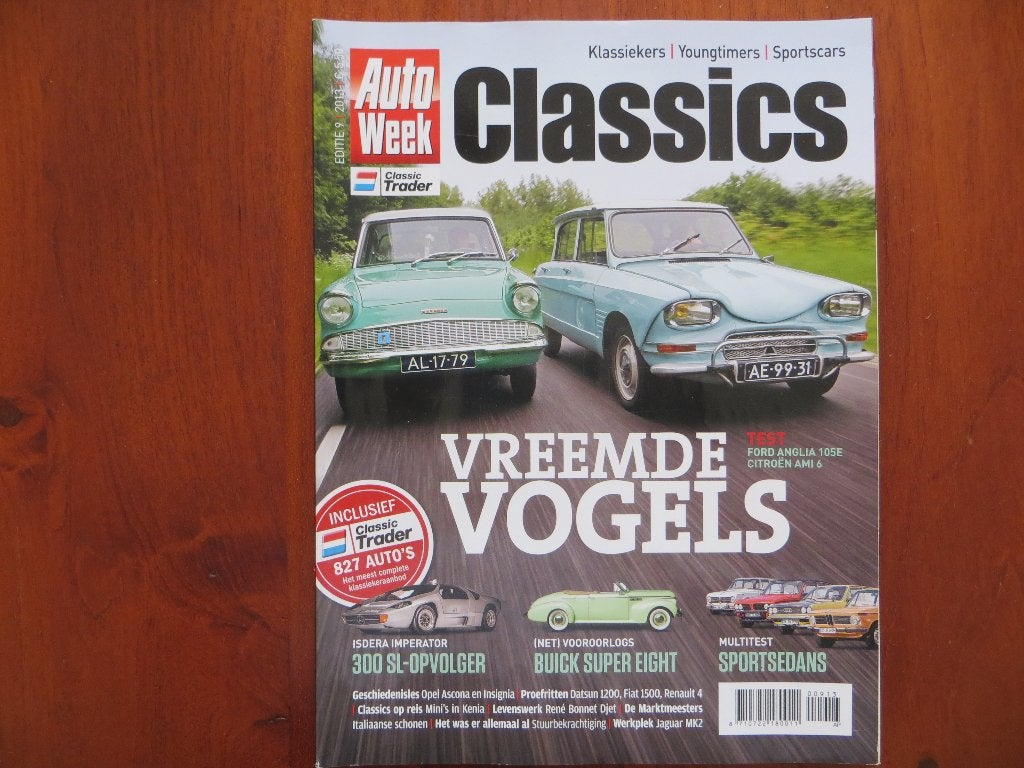 Autoweek Classics 9 2013 Ford Anglia 105E, Citroën Ami 6, Ophalen of Verzenden, Nieuw, Citroën