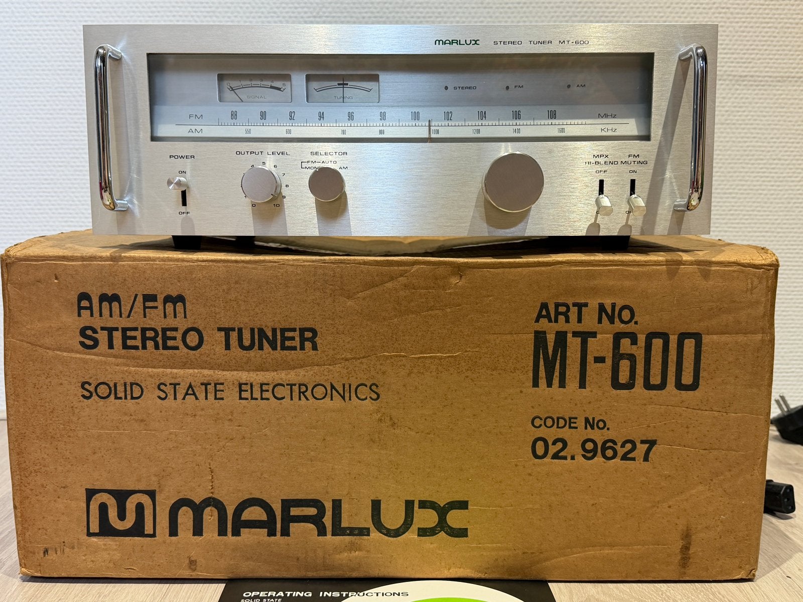 Vintage Marlux MT-600, Ophalen of Verzenden, Nieuw, Analoog