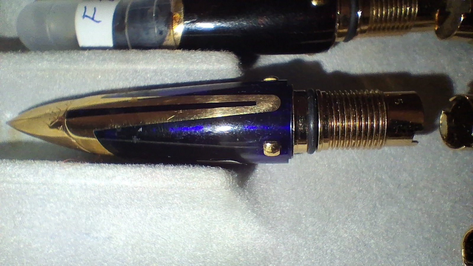 Waterman Edson vulpen en balpen punten 18k goud., Ophalen, Nieuw, Vulpen, Waterman