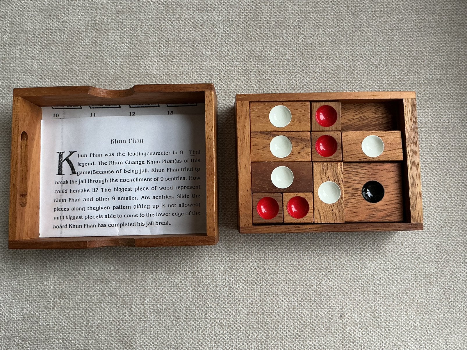Denkspel van Hout spel voor 1 persoon NIEUW + oplossing, Ophalen of Verzenden, Nieuw, Overige typen