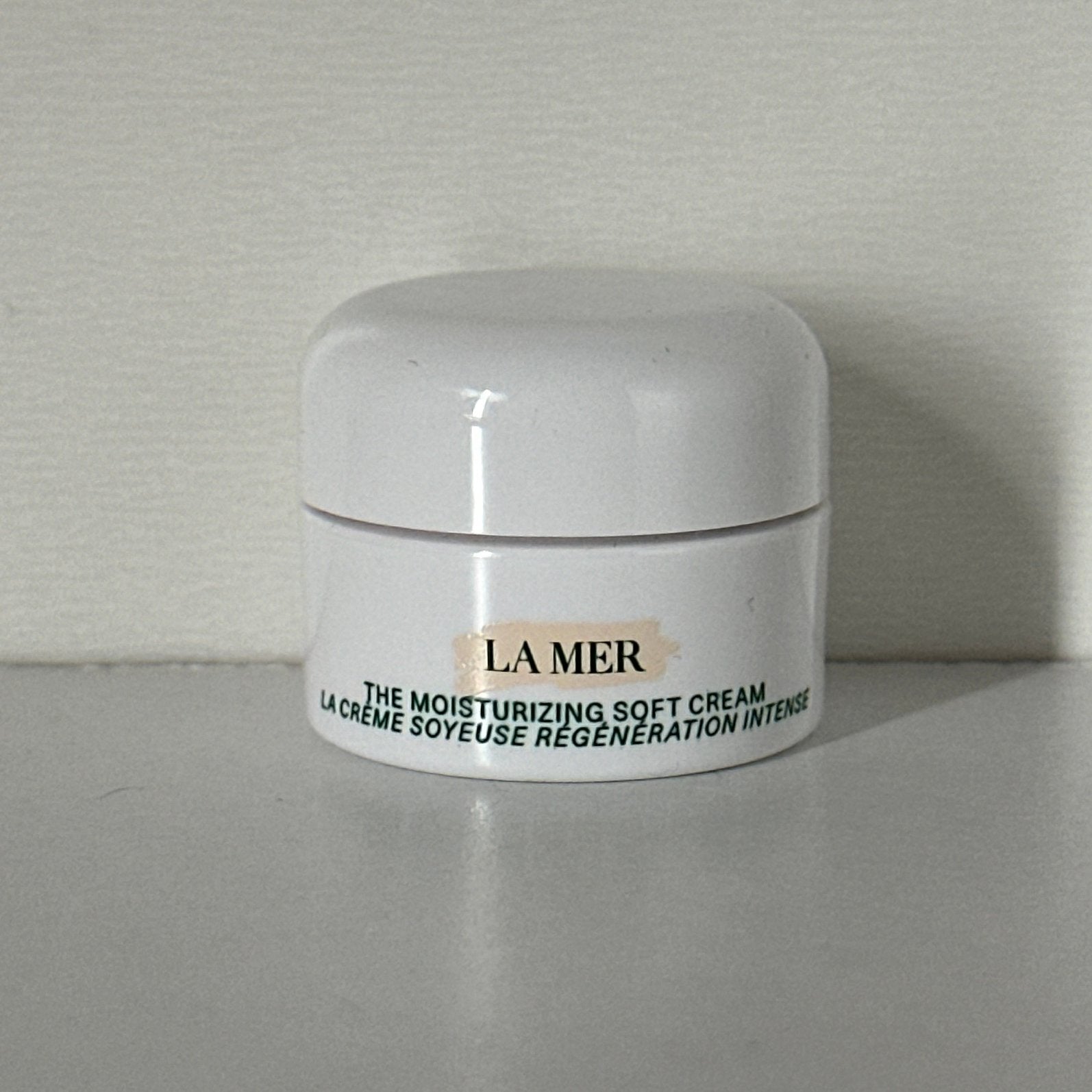 La Mer the Moisturizing Soft Cream 3,5 ml, Ophalen of Verzenden, Nieuw, Gehele gezicht, Verzorging