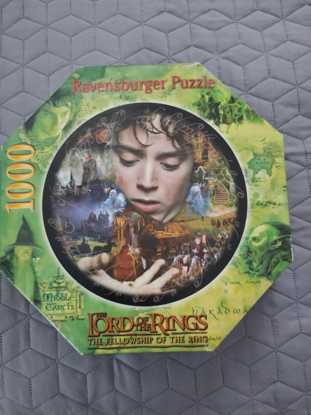 LORD OF THE RINGS RAVENSBURGER PUZZEL 1000 STUKJES, Ophalen, 500 t/m 1500 stukjes, Zo goed als nieuw, Legpuzzel