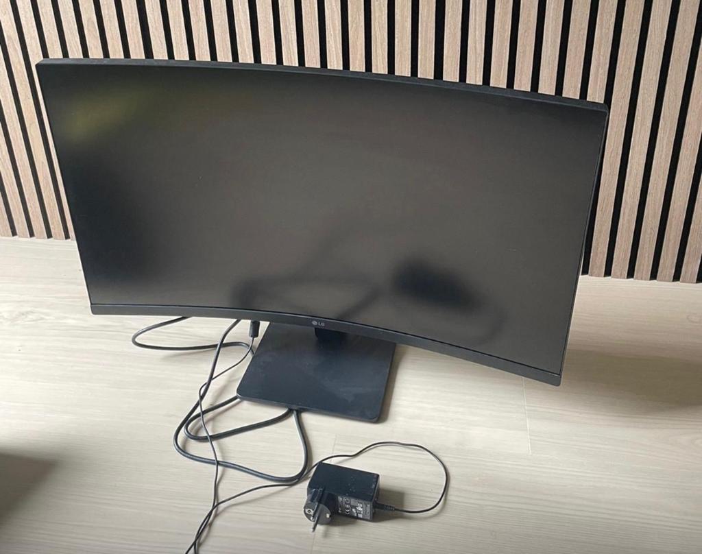 Lg curved monitor 32MR50C-B, Computers en Software, Monitoren, Ophalen, 60 Hz of minder, Curved