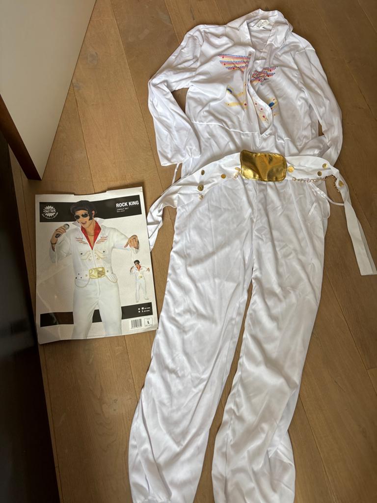 Elvis Presley Kostuum - Rock King, Ophalen of Verzenden, Zo goed als nieuw, Pak of Jurk