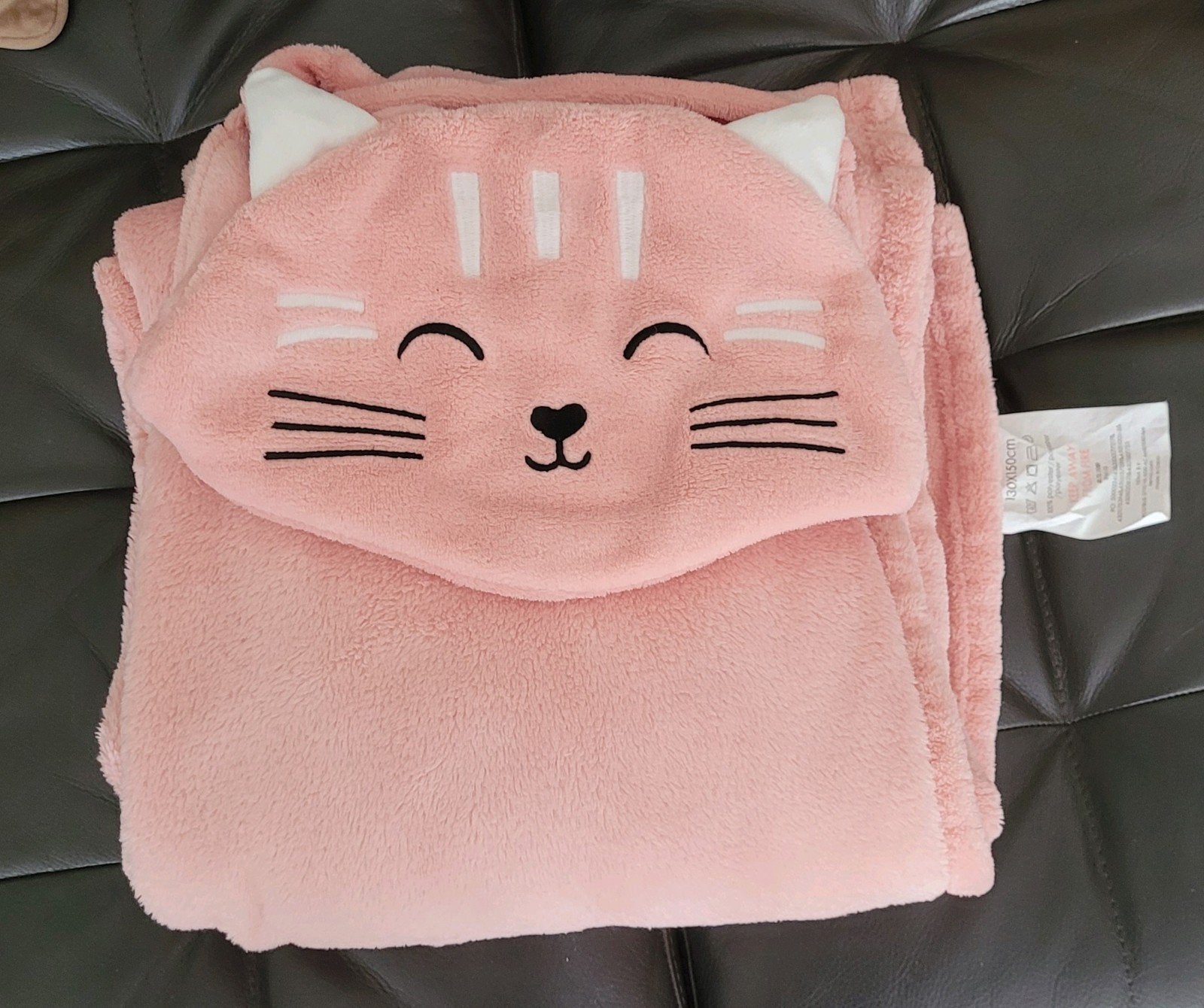 Hema Snuggle Deken Roze Kat, Ophalen, Zo goed als nieuw