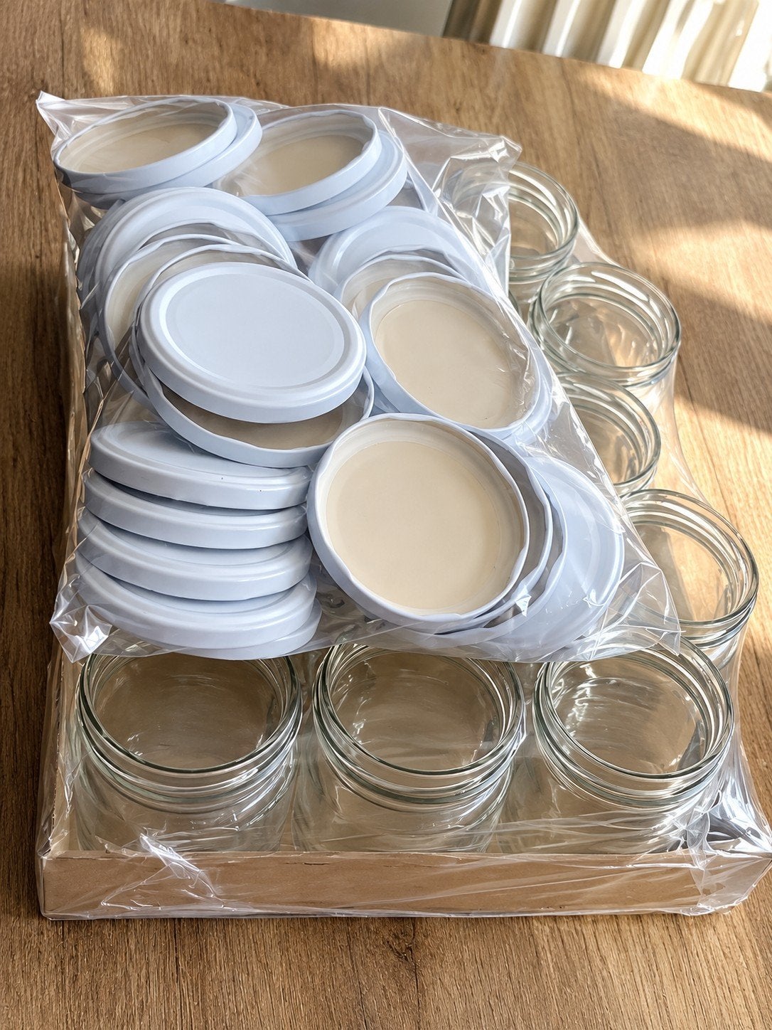 Glazen jampotjes met deksels – 42 stuks, Ophalen