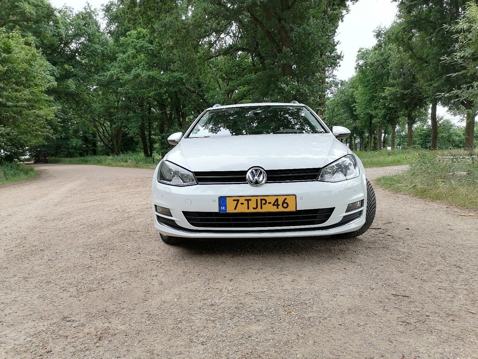 ​VW Golf 7 Highline 140 pk | Trekhaak & Parkeerassistent, Euro 5, 4 cilinders, Leder en Stof, Wit