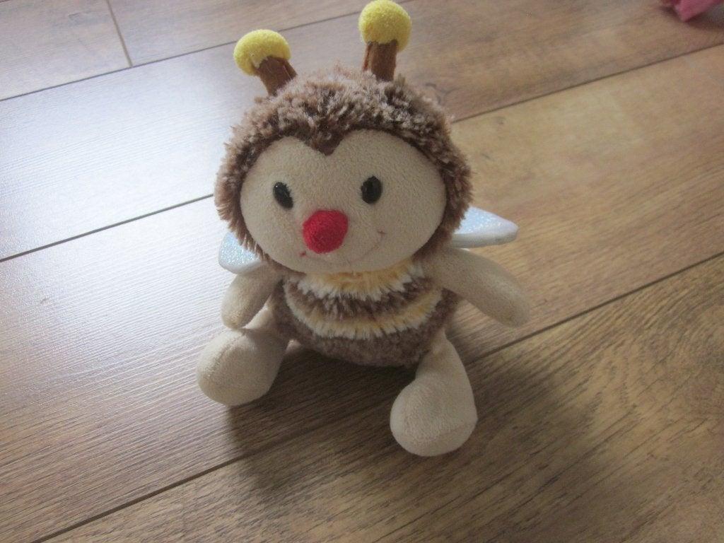 PIA superzacht pluche bij knuffel witte glitter vleugels, Overige merken, Overige karakters, Overige typen, Nieuw