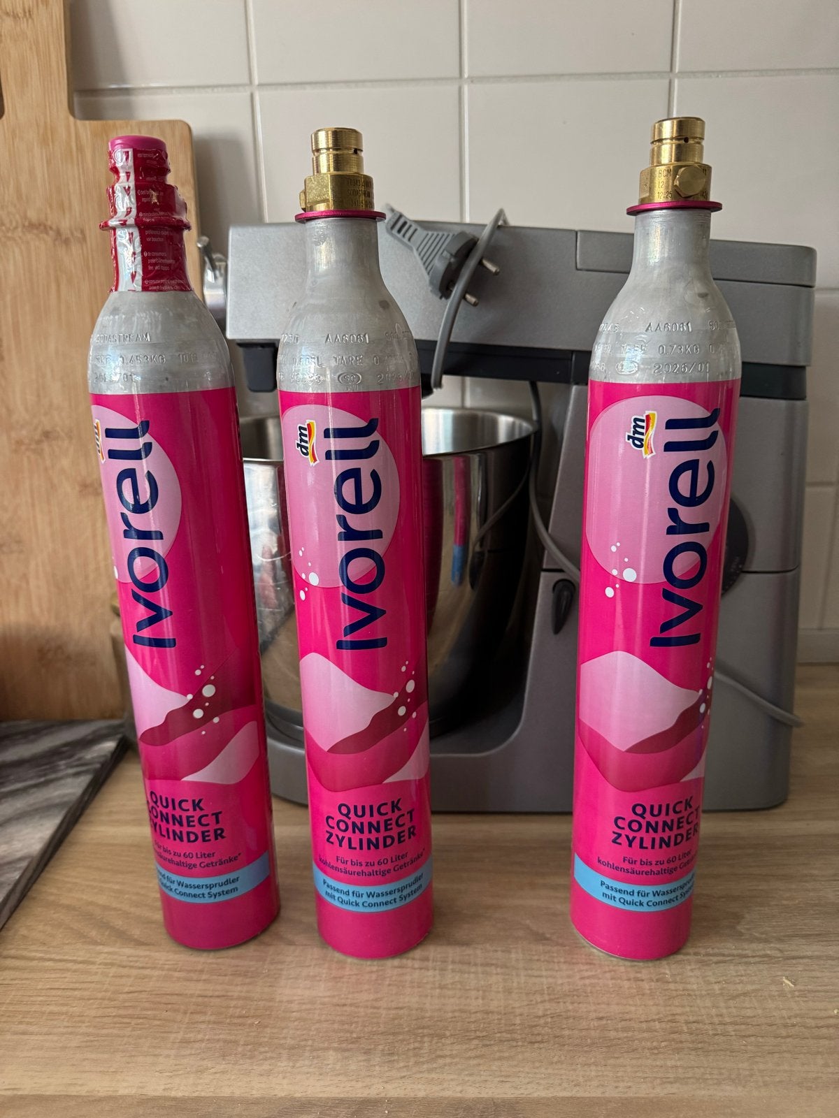 Ivorell Quick Connect CO2 cilinders (3 stuks) (m2446617307) — Onderdelen en Toebehoren — Marktplaats