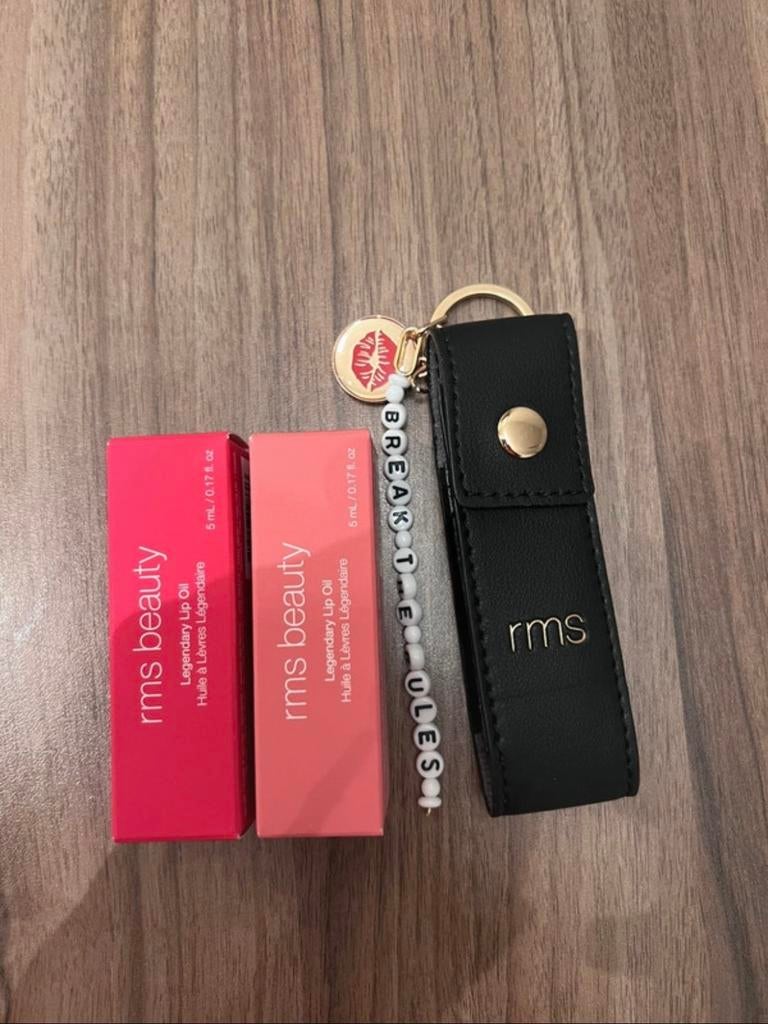 RMS Beauty Legendary Lip Oil Set - Lily & Karolina, Nieuw, Ophalen of Verzenden, Make-up, Overige kleuren
