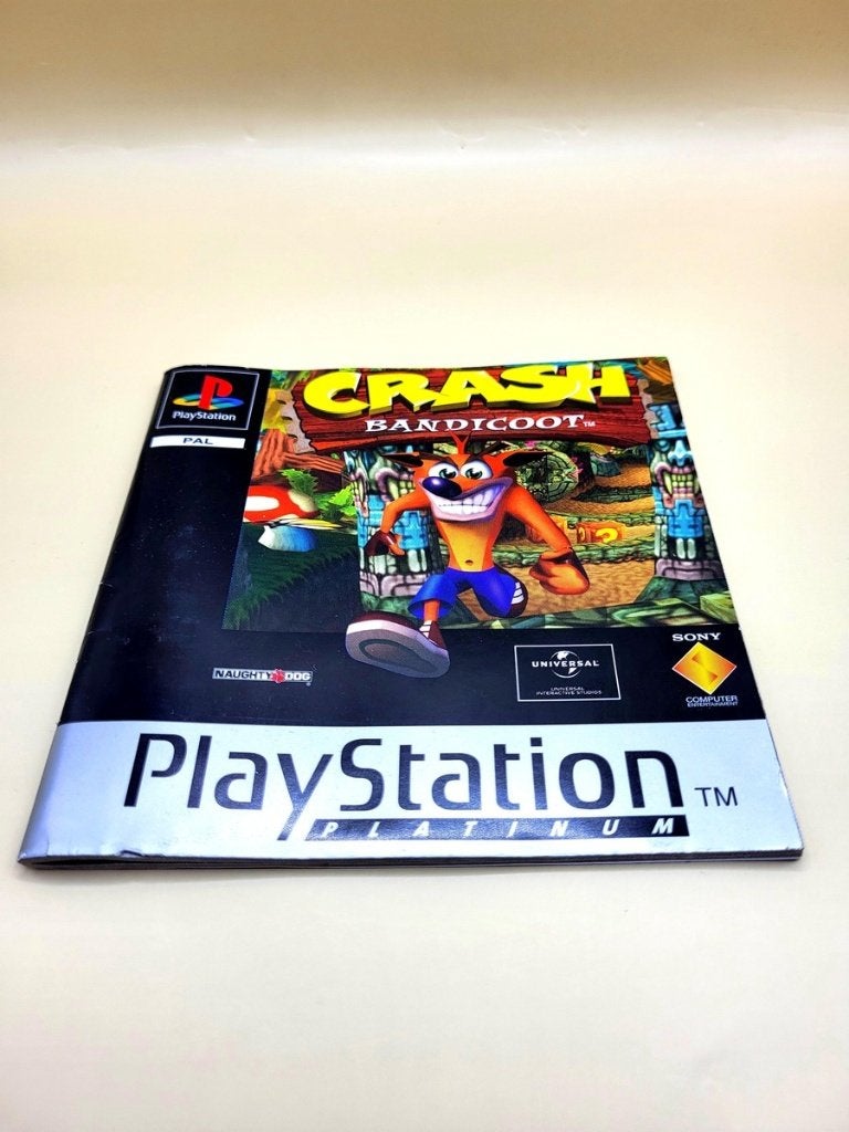 Crash Bandicoot Platinum Handleiding - PlayStation 1 - PS1, Avontuur en Actie, 1 speler, Sony support, Taurusavenue 16 Hoofddorp