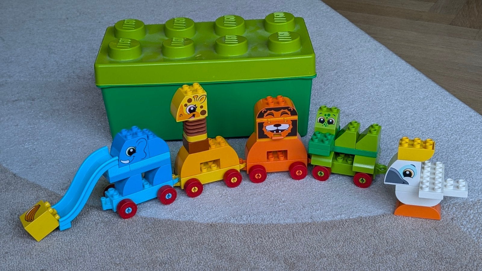 Duplo dieren trein, Ophalen, Zo goed als nieuw
