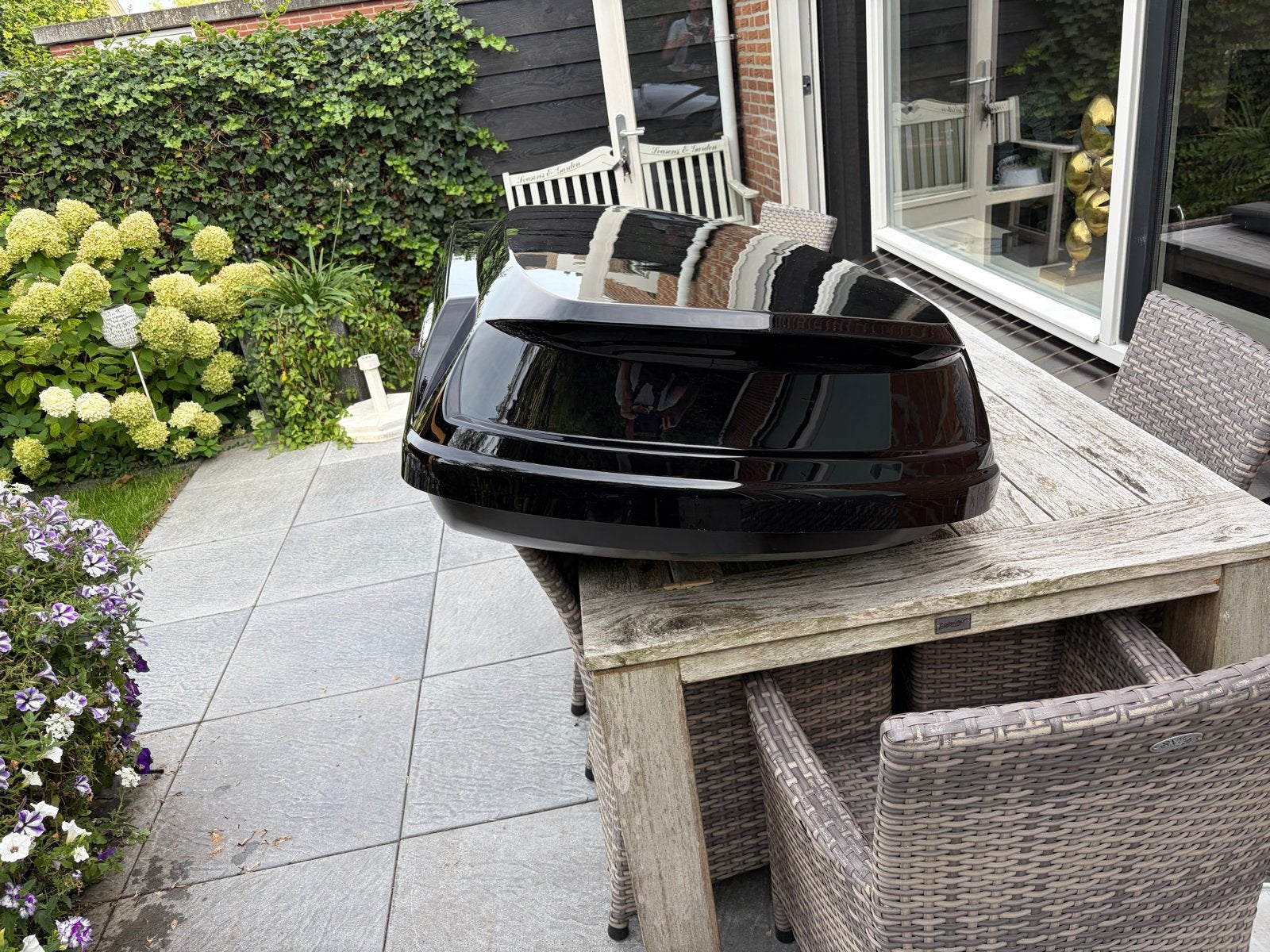 Audi Line 200 black glossy dakkoffer, Auto diversen, Dakkoffers, Ophalen of Verzenden, Zo goed als nieuw