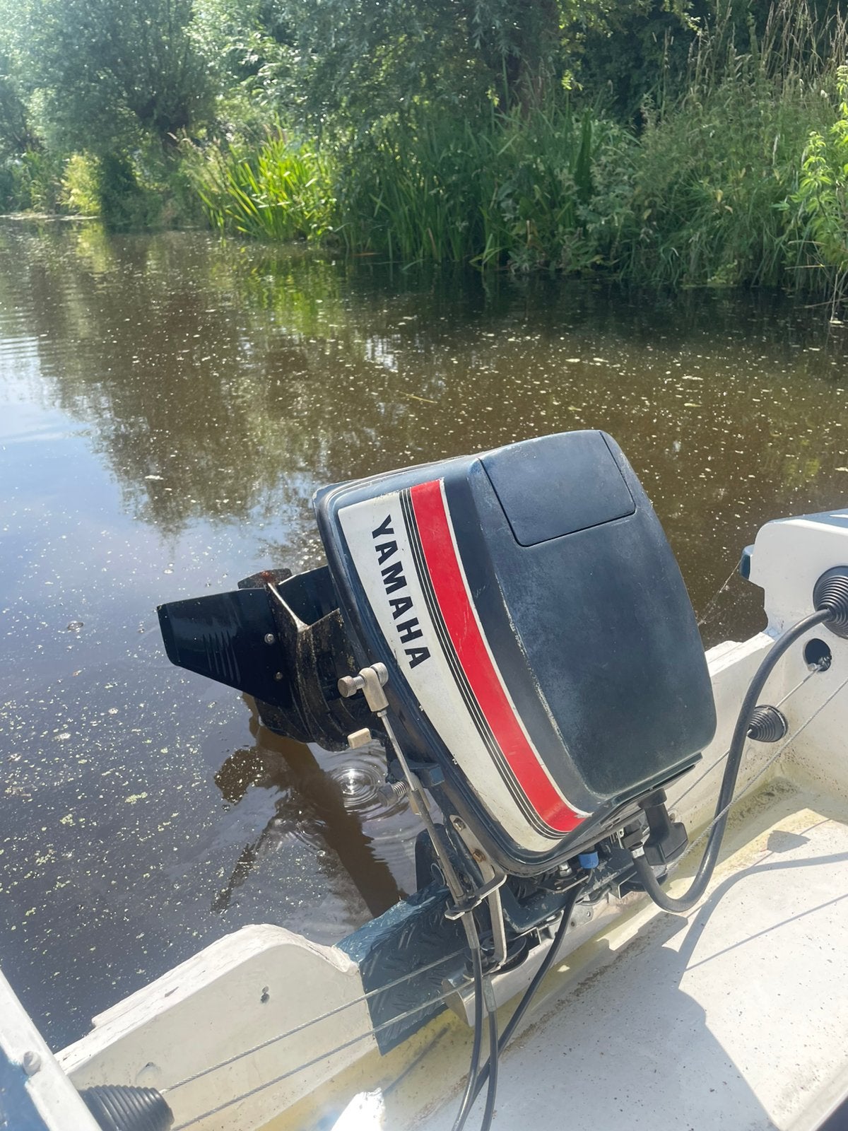 Yamaha 8pk 2t op ab & Suzuki 4pk 4t op knuppel, Ophalen, 5 tot 10 pk, Zo goed als nieuw, Viertaktmotor