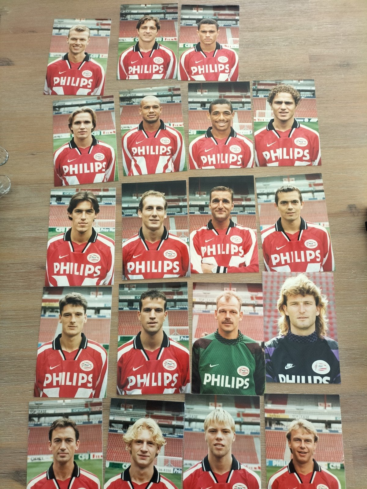 PSV foto's seizoen 96/97, Ophalen of Verzenden, Zo goed als nieuw, PSV, Spelerskaart