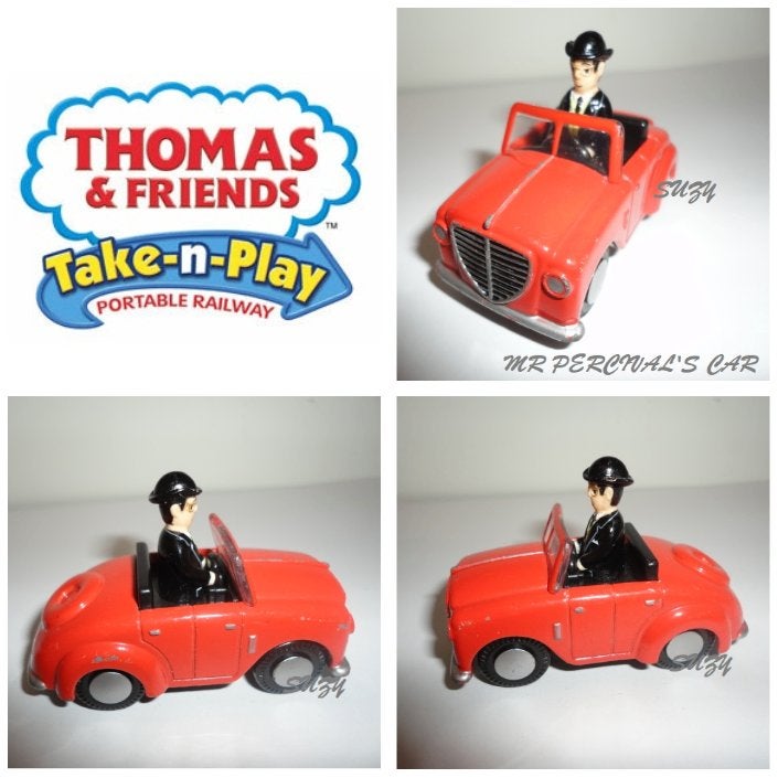 Thomas de Trein Take n Play, Mr Percival's Auto, Ophalen of Verzenden, Gebruikt