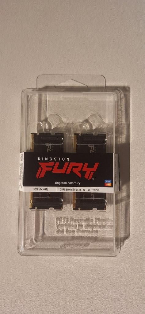 Kingston Technology FURY Impact DDR5 2X16GB, 32 GB, Nieuw, Ophalen of Verzenden, DDR5