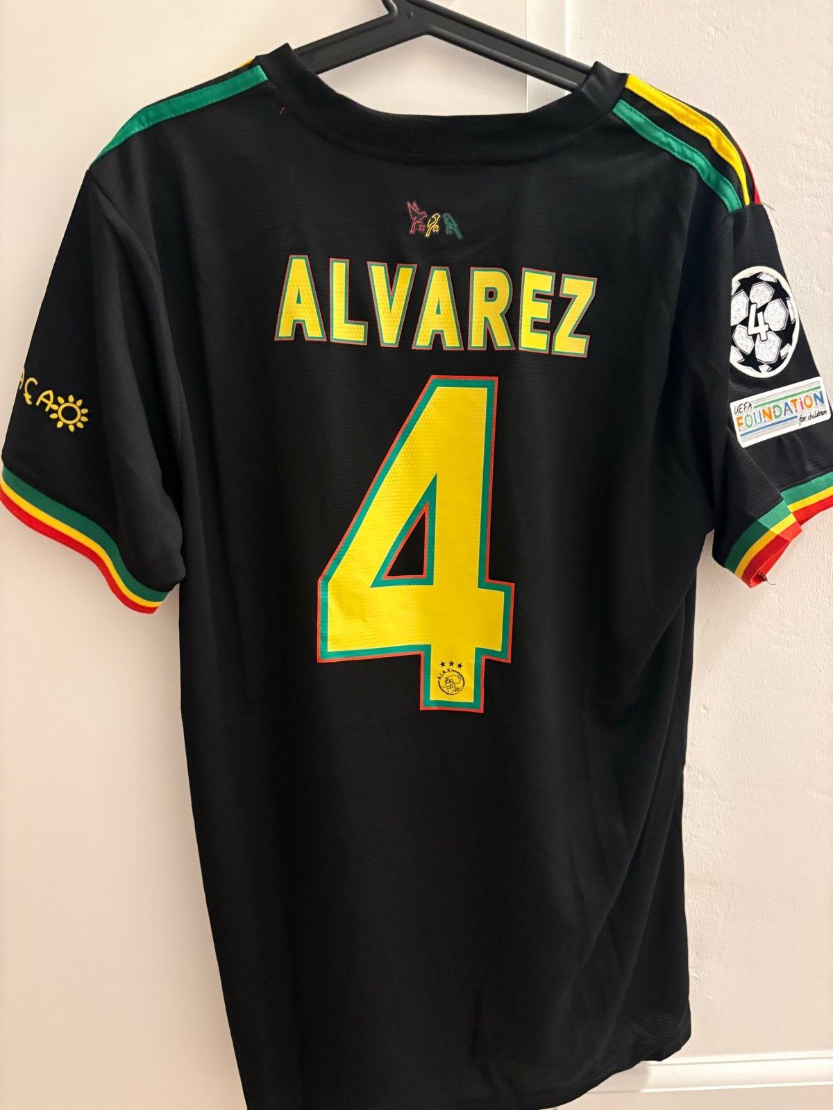 Retro ajax Alvarez medium large reggae marley shirt adidas, Maat M, Ophalen of Verzenden, Nieuw, Shirt
