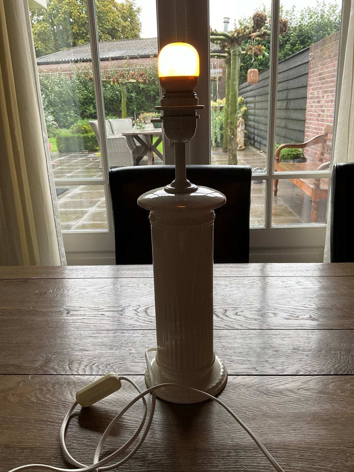Elegante Tafellamp van Wedgwood - Klassiek Design, Met schakelaar, Gebruikt, Overige merken, Keramiek