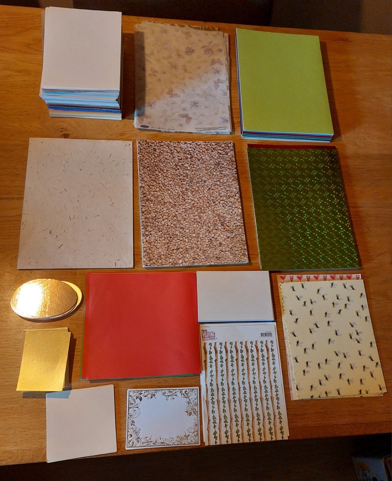 Grote collectie knutselpapier en papierblokken, Hobby en Vrije tijd, Knutselen, Ophalen, Meerkleurig, Zo goed als nieuw, Papier of Karton