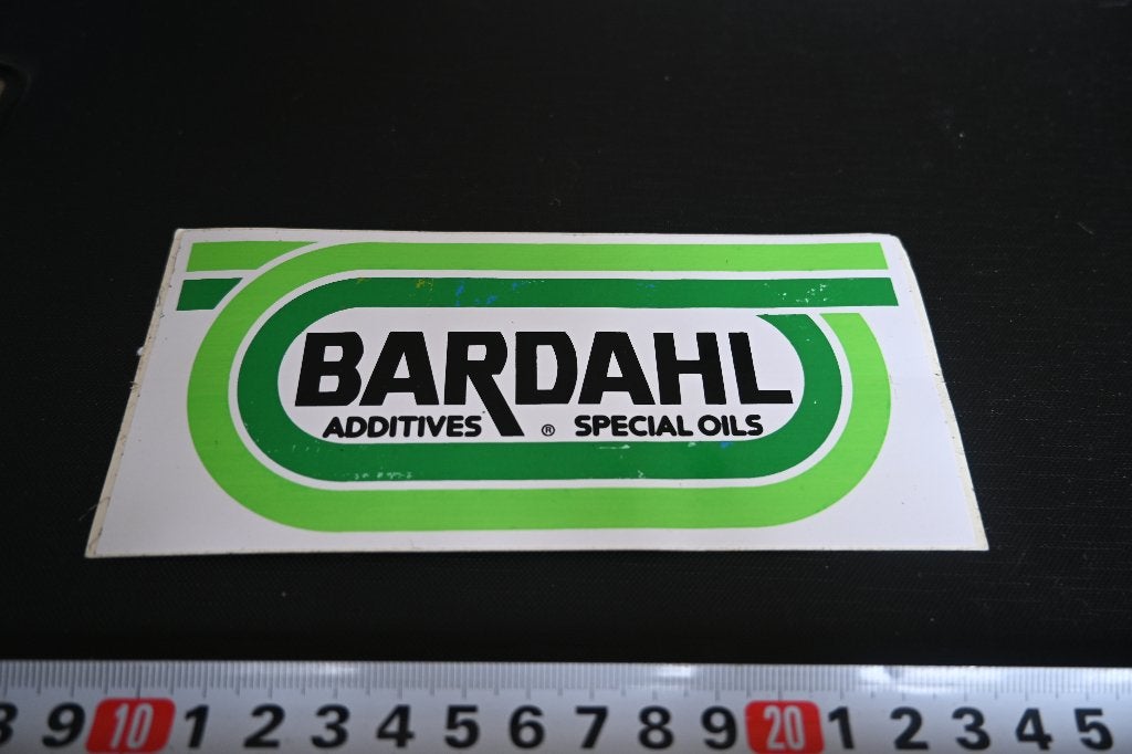 sticker logo BARDAHL additives special oils, Ophalen of Verzenden, Zo goed als nieuw