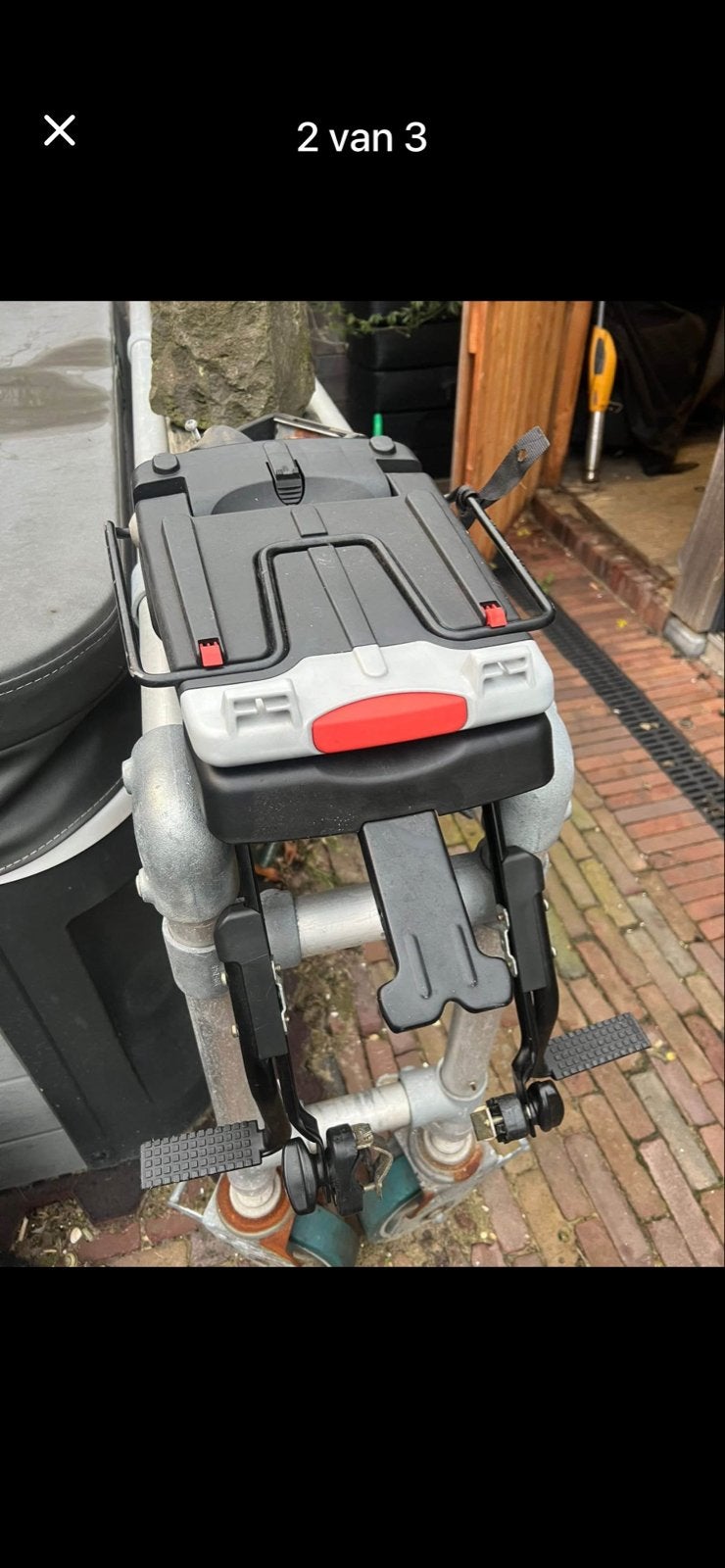 Bobike opvouwbaar achterzitje, Achterzitje, 9 t/m 18 kg, Ophalen of Verzenden, Gebruikt