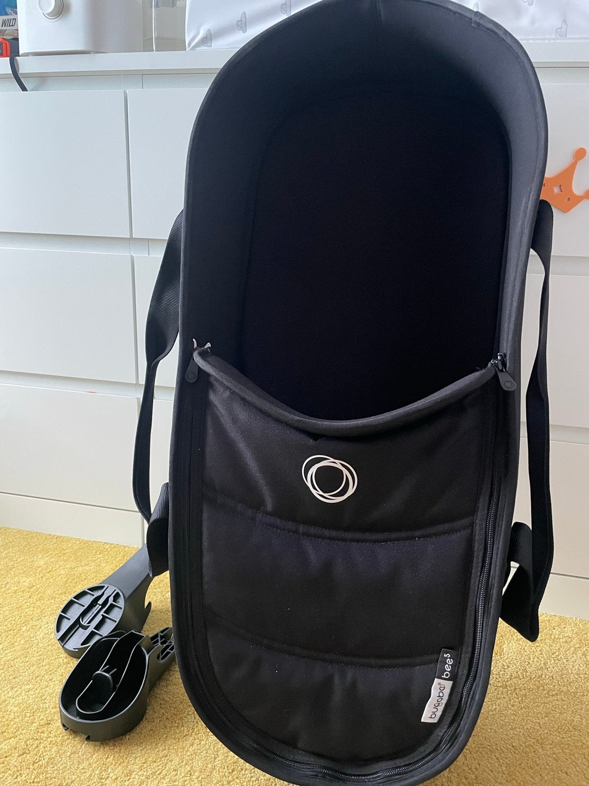 Bugaboo Bee 5 Reiswieg Compleet - Zwart (incl. adapters), Bugaboo, Zo goed als nieuw, Met reiswieg, Ophalen