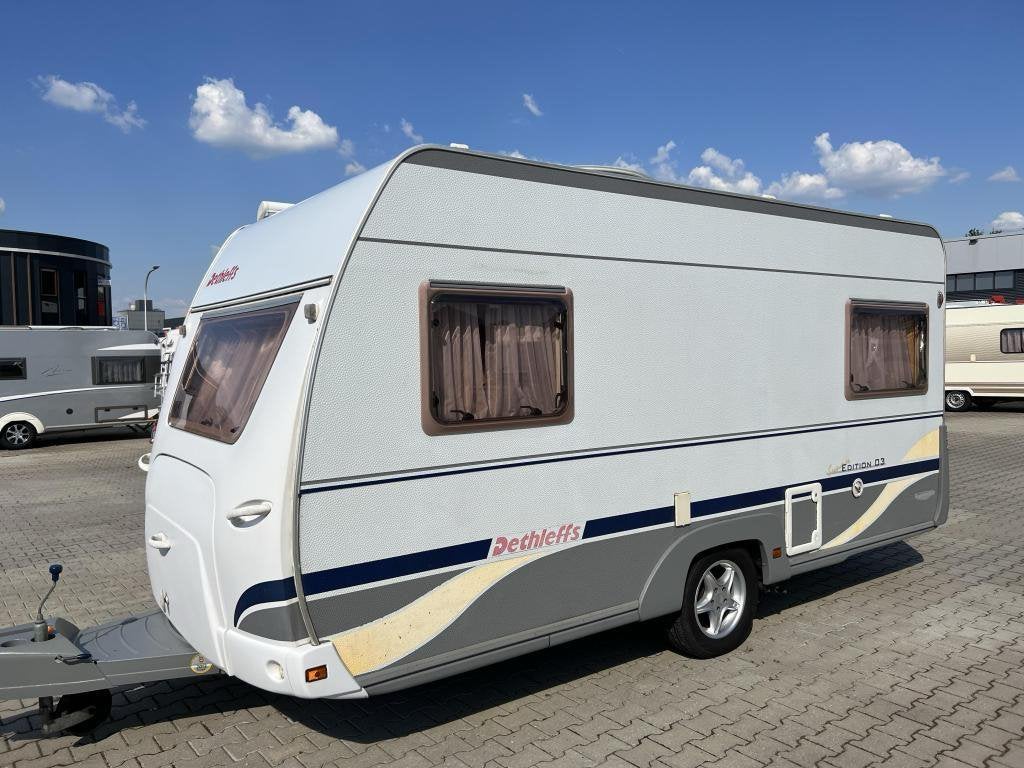 Dethleffs Summer Edition 430 DB, casette luifel, mover, Rondzit, Dwarsbed, Dethleffs, Tot en met 4
