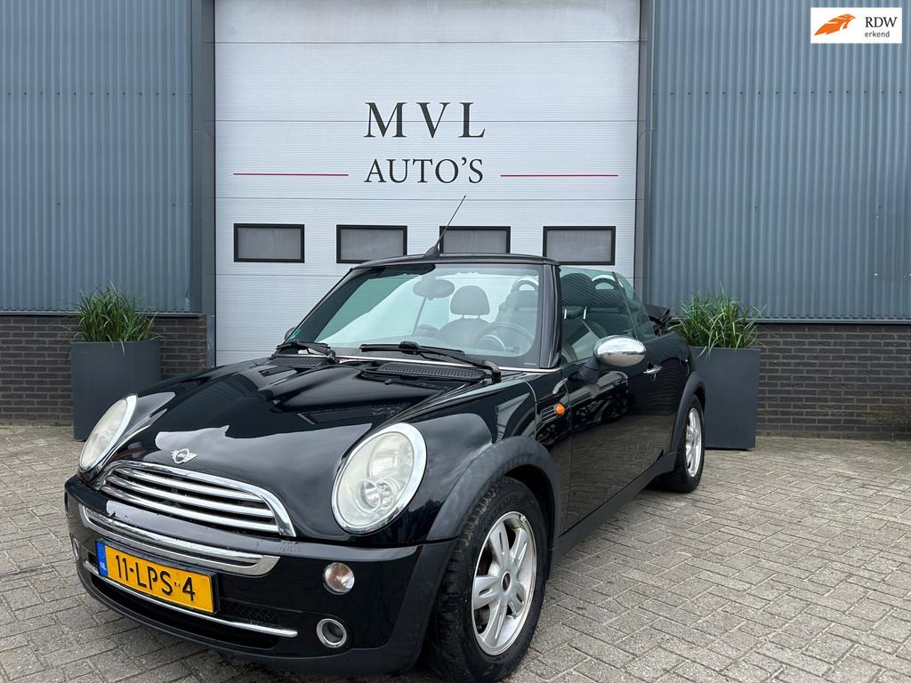 Mini Mini Cabrio 1.6 One, Gebruikt, 4 cilinders, Cabriolet, 4 stoelen