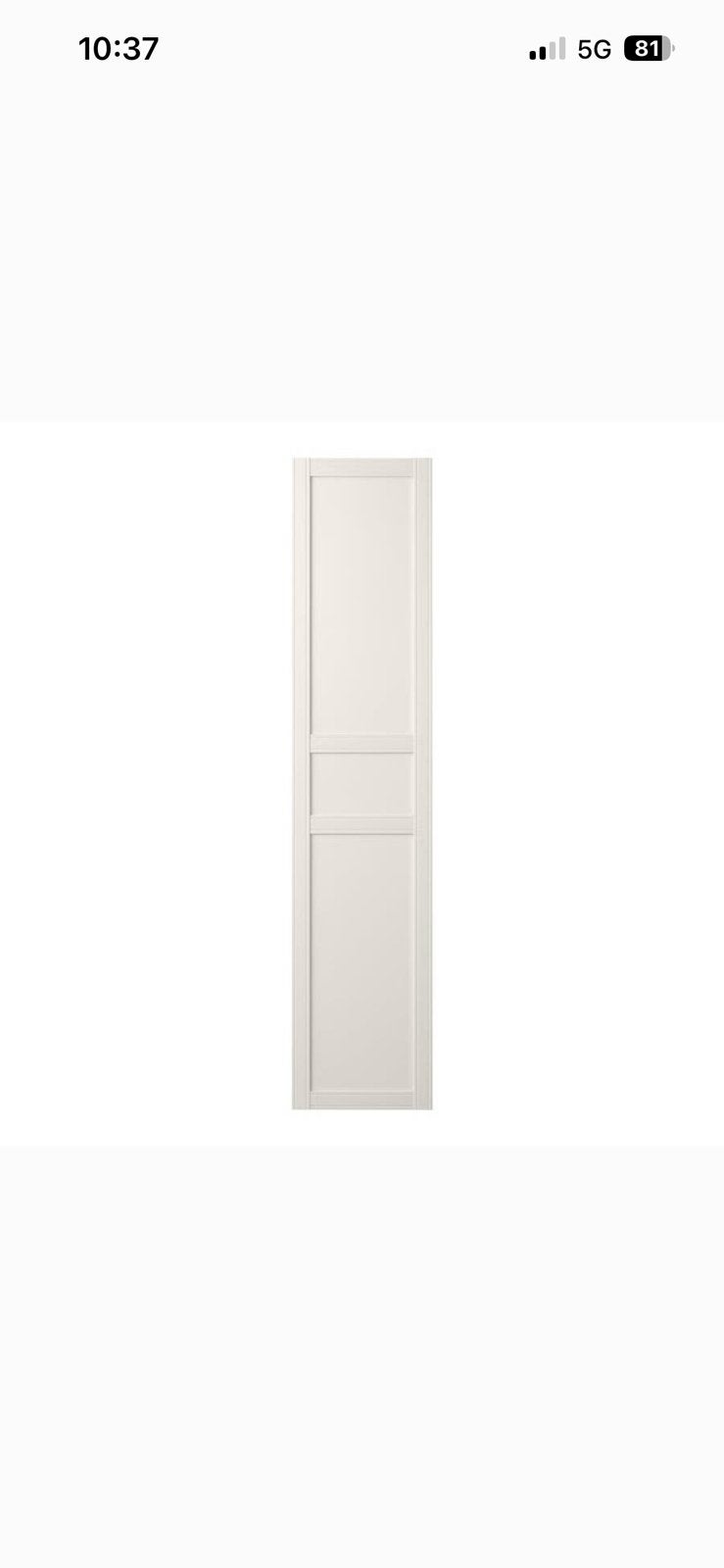 GEZOCHT:ikea flisberget deur beige, Ophalen of Verzenden, Zo goed als nieuw, Minder dan 25 cm, Minder dan 100 cm