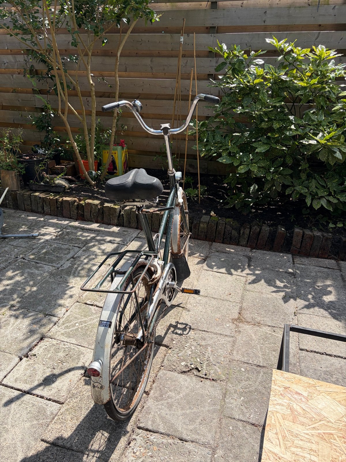 Vintage Gazelle vouwfiets - Opknapper, Ophalen, 20 inch of meer, Gebruikt, Velgrem