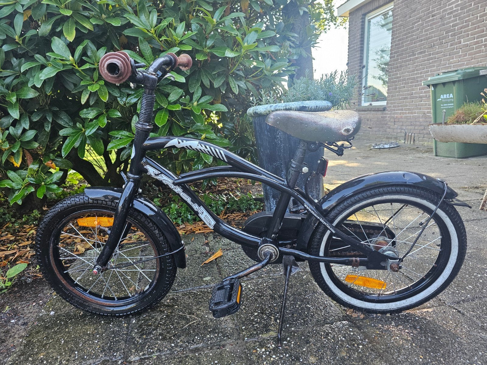 Nette kinderfiets, 16 inch, met terugtraprem, Ophalen, Gebruikt, Terugtraprem, 16 tot 20 inch
