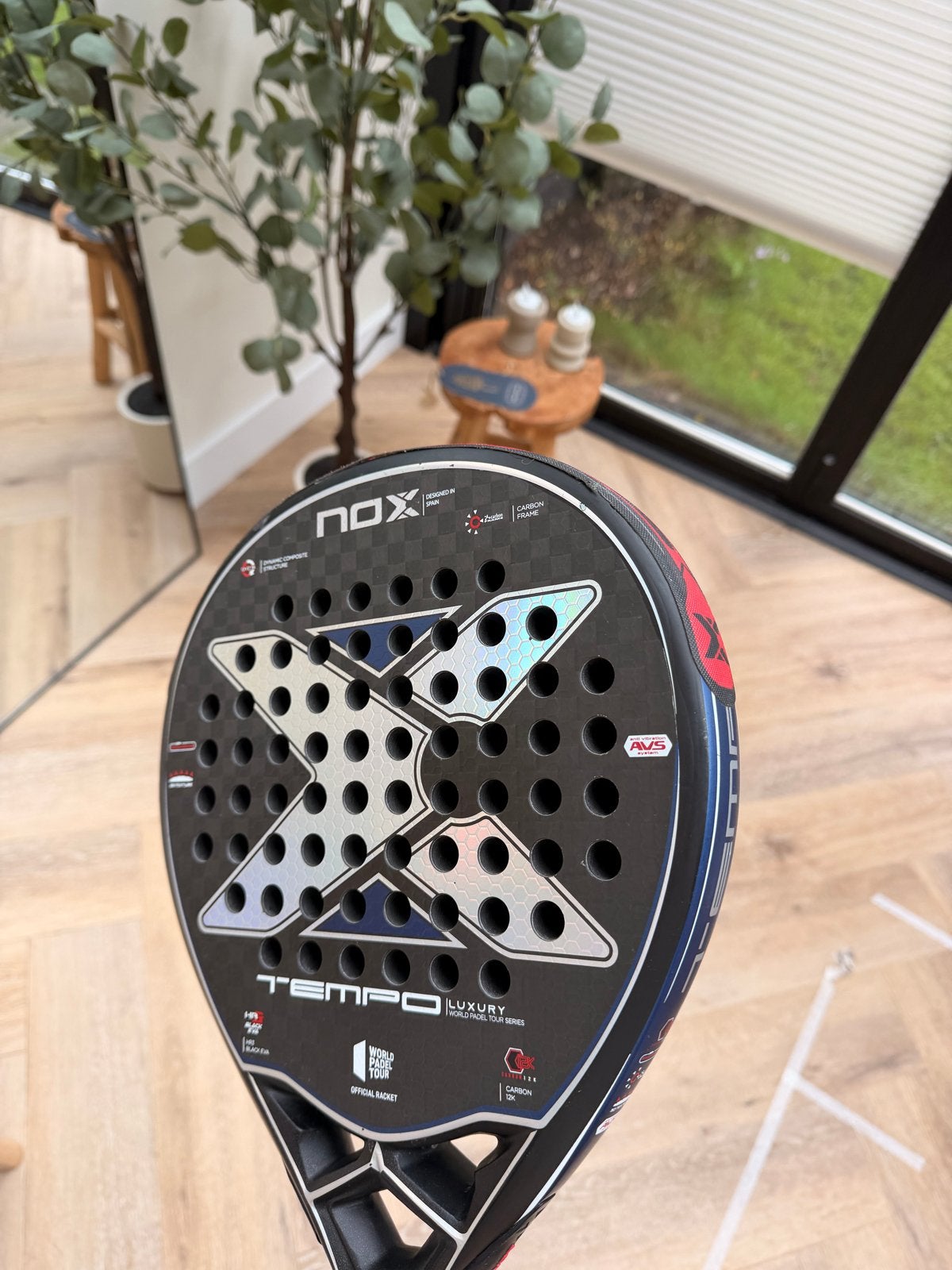 Nox Tempo WPT Luxury Series 2023 Padelracket, Ophalen of Verzenden, Gebruikt