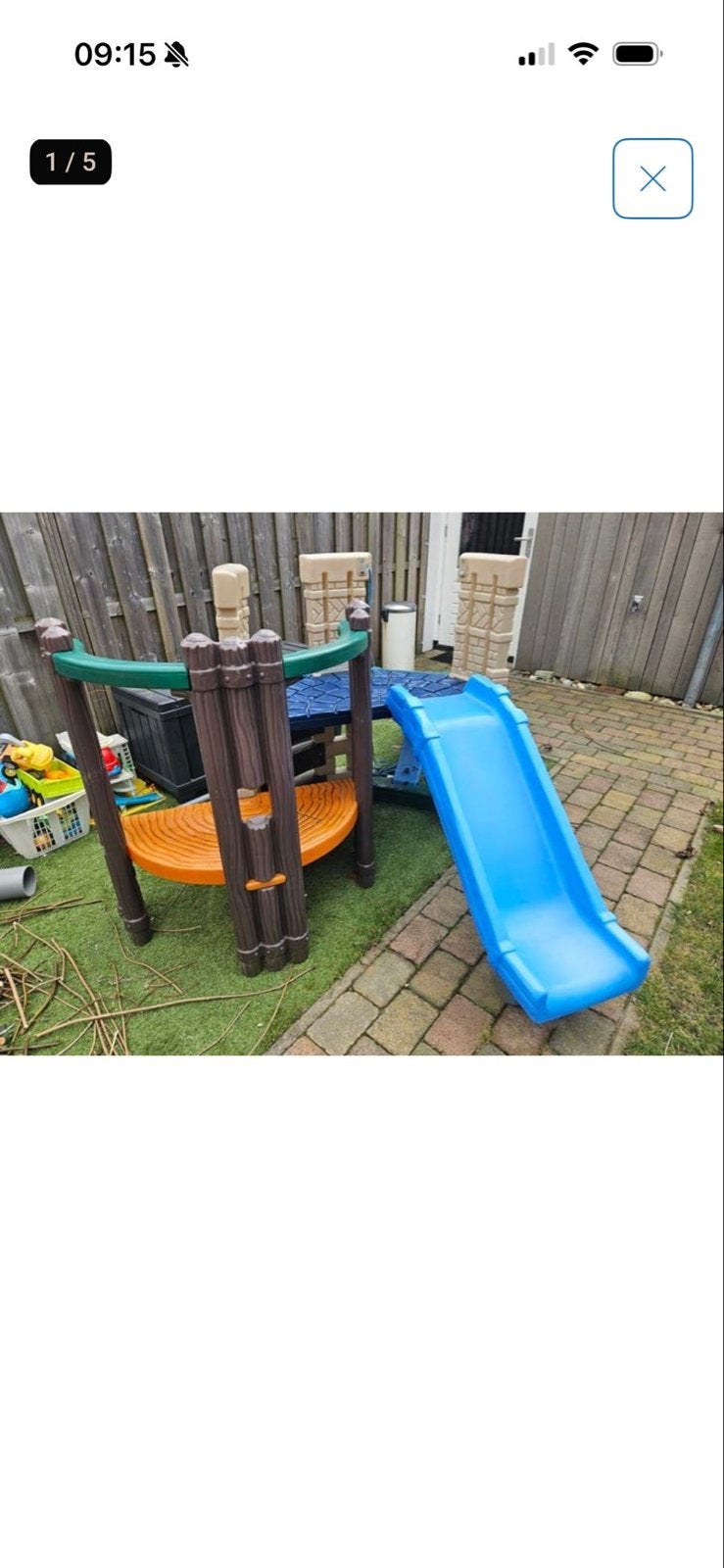 Litle tikes Speeltoestel met glijbaan en klimwand, Ophalen, Gebruikt, Glijbaan