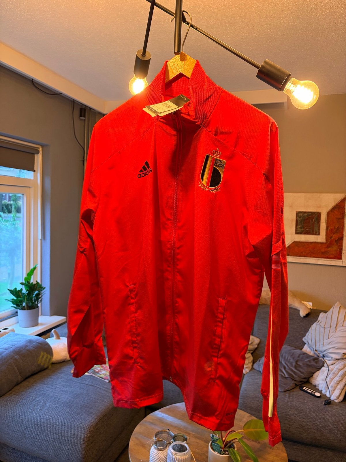 Adidas Rode België Voetbaljas - Maat L (2019), Maat 52/54 (L), Ophalen of Verzenden, Zo goed als nieuw, Voetbal