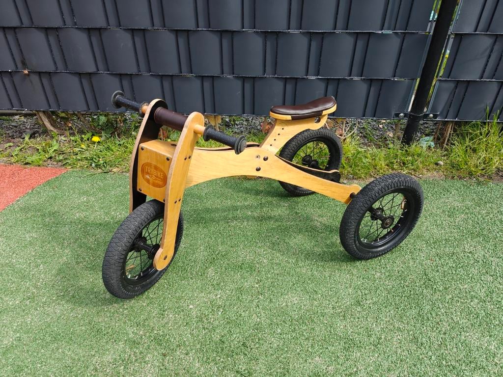 Trybike wood 4 in 1 loopfiets, Ophalen, Zo goed als nieuw, Loopfiets