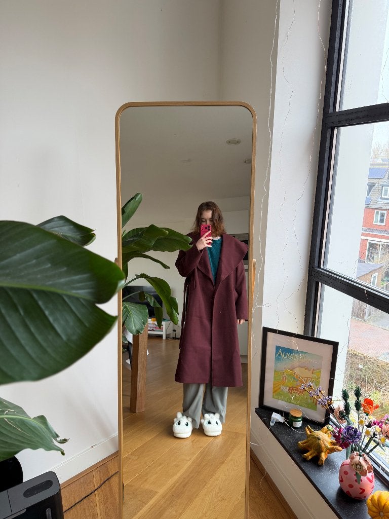 Miss Selfridge wrap coat in chocolate, Kleding | Dames, Jassen | Winter, Ophalen, Nieuw, Maat 36 (S), Bruin