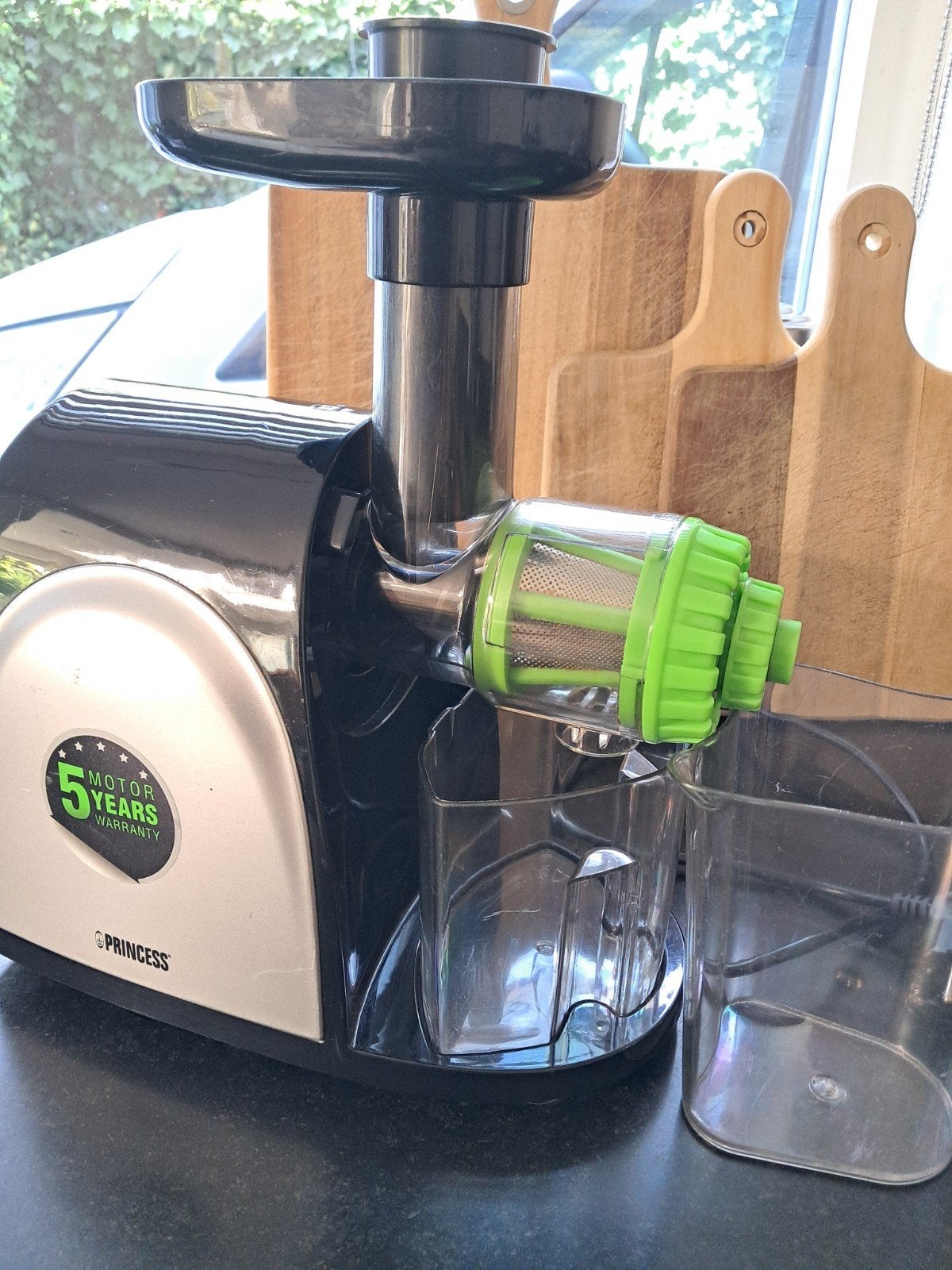 Princess Slowjuicer, Ophalen of Verzenden, Zo goed als nieuw, Elektrisch, Slowjuicer