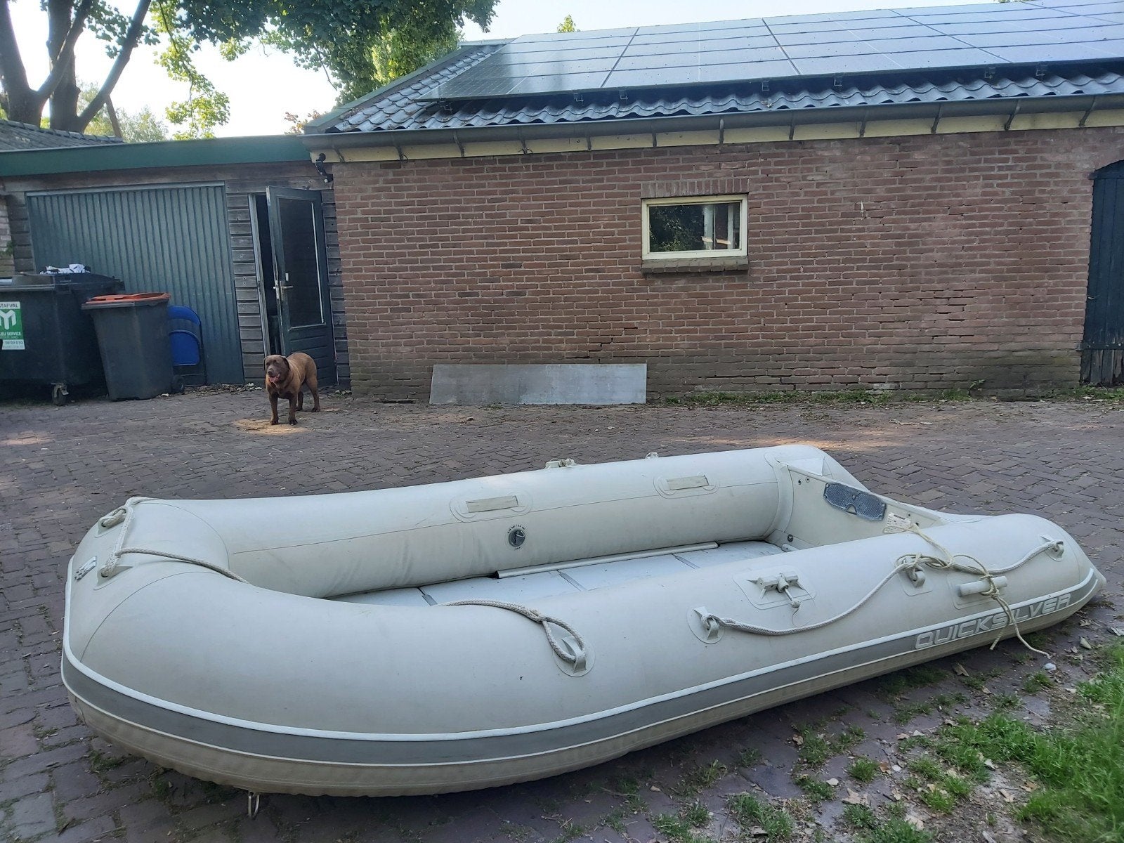 Quicksilver rubberboot (met) (evt.) 5 pk buitenboordmotor, Watersport en Boten, Ophalen, Gebruikt, Motor en Techniek, Motorboot