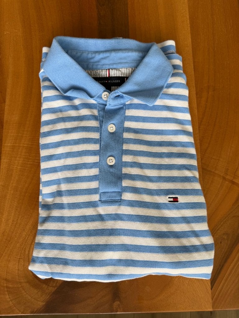 Tommy Hilfiger Men's Polo Shirt Blauw, Kleding | Heren, Blauw, Tommy Hilfiger, Ophalen of Verzenden, Zo goed als nieuw